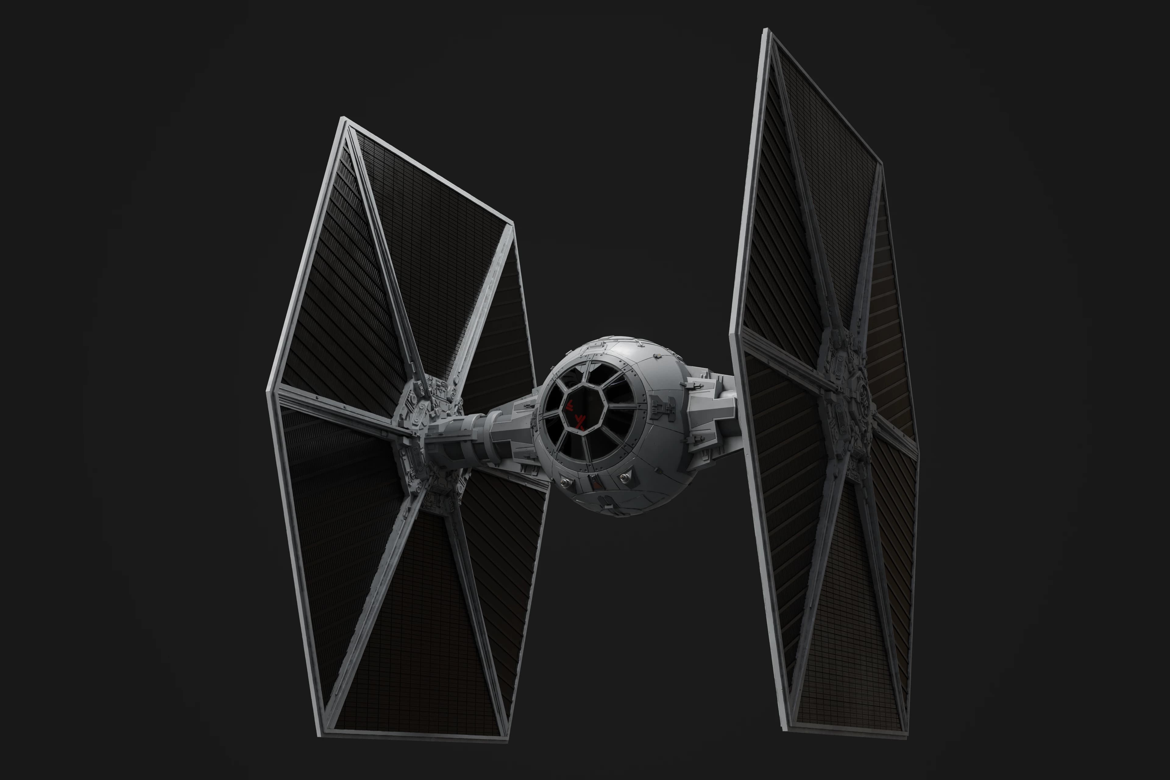 TIE-fighter — classic wide establishing shot